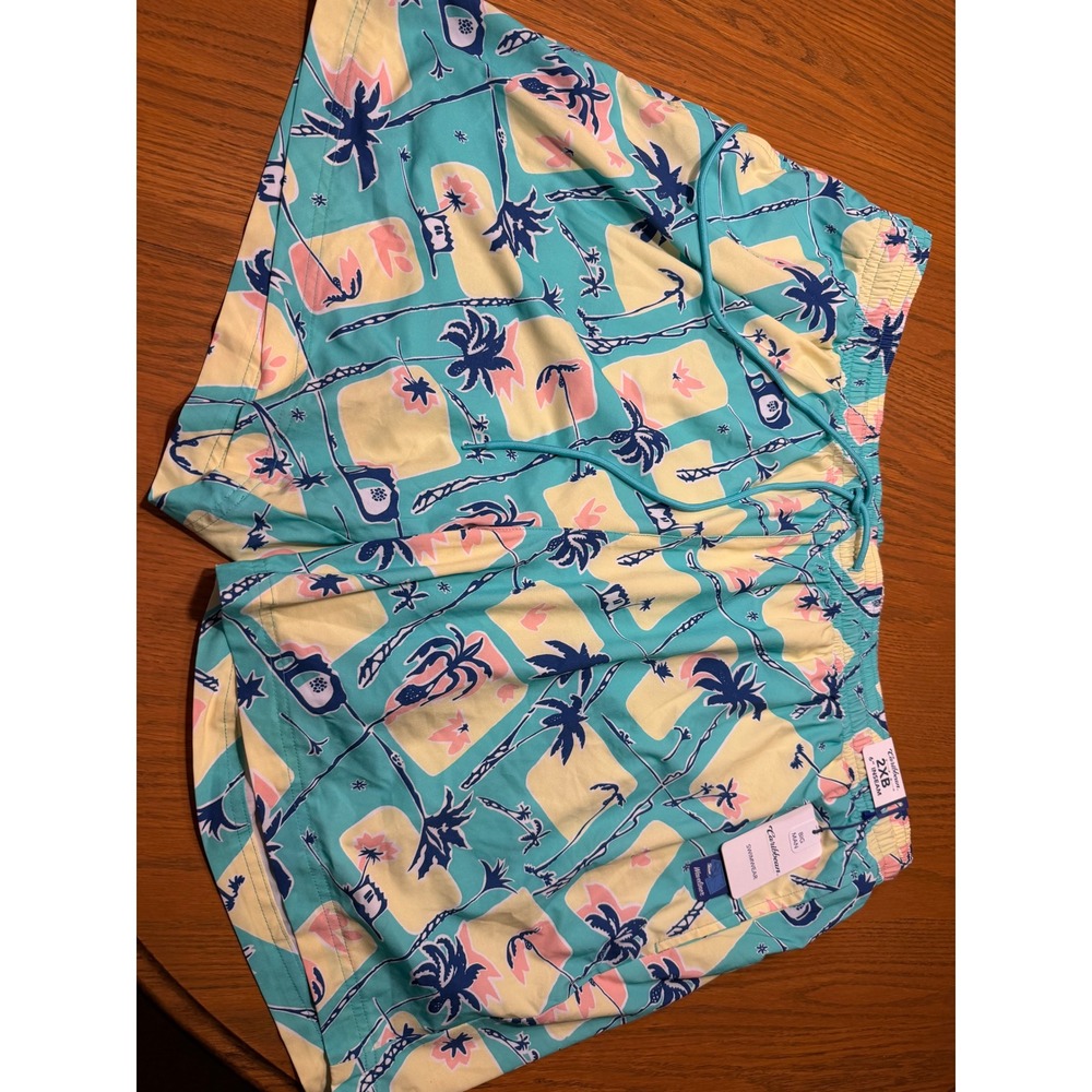 New men's 2XB Caribbean Big Man Swimwear 6 in inseam wave liner shorts